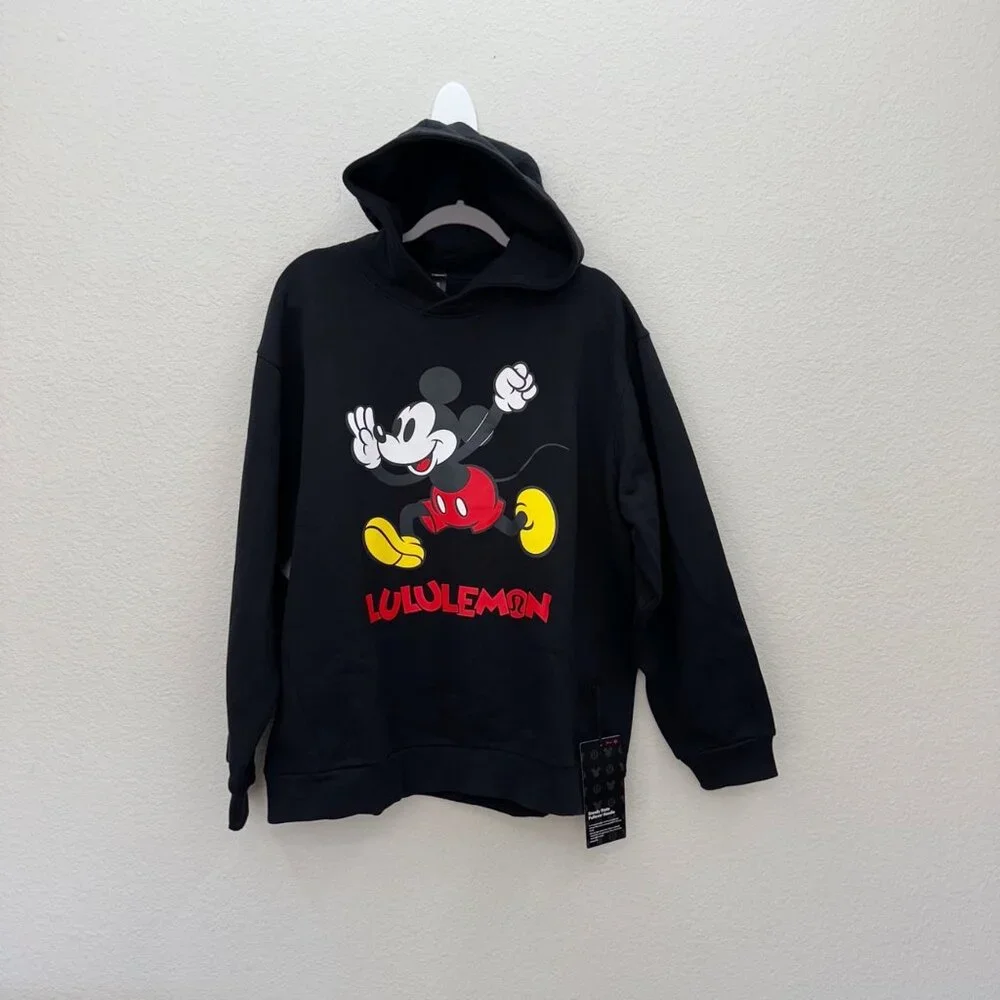 Lululemon Disney Mickey Mouse Steady State Pullover Hoodie LM3ETXS Mens XL NEW - Picture 1 of 8